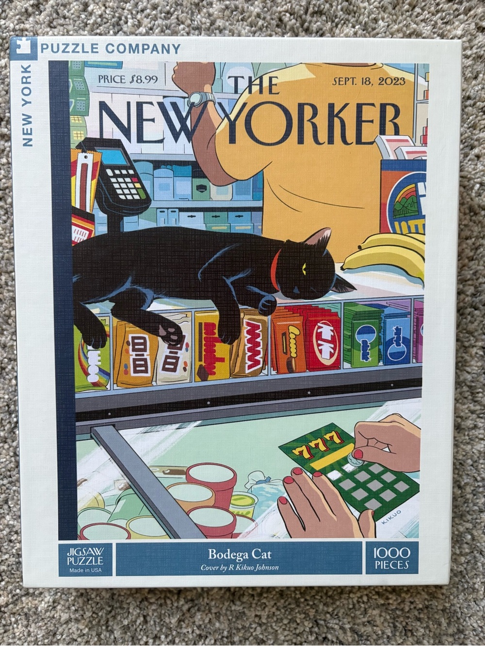 The New Yorker Bodega Cat Jigsaw Puzzle – Black (1000 Pieces)